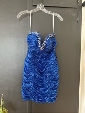 Scala BG haute strapless party mini dress